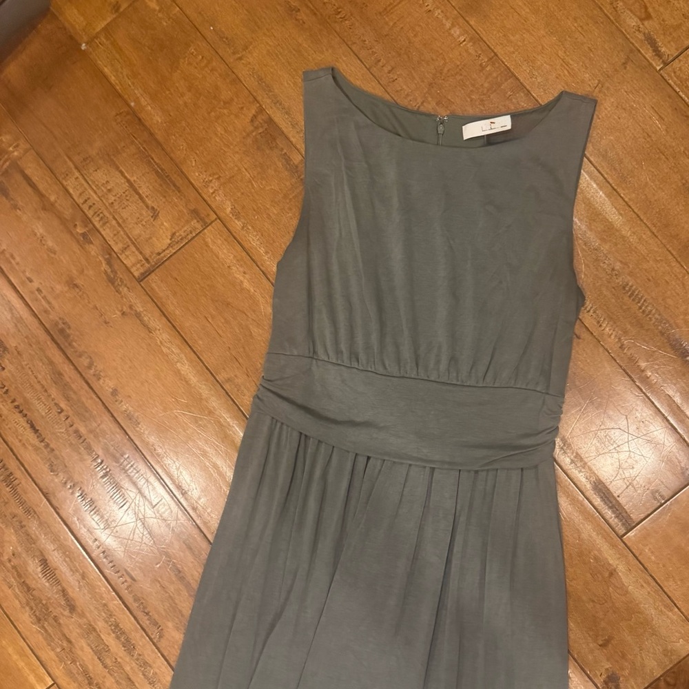 LOFT Olive Maxi Dress - Picture 4 of 4